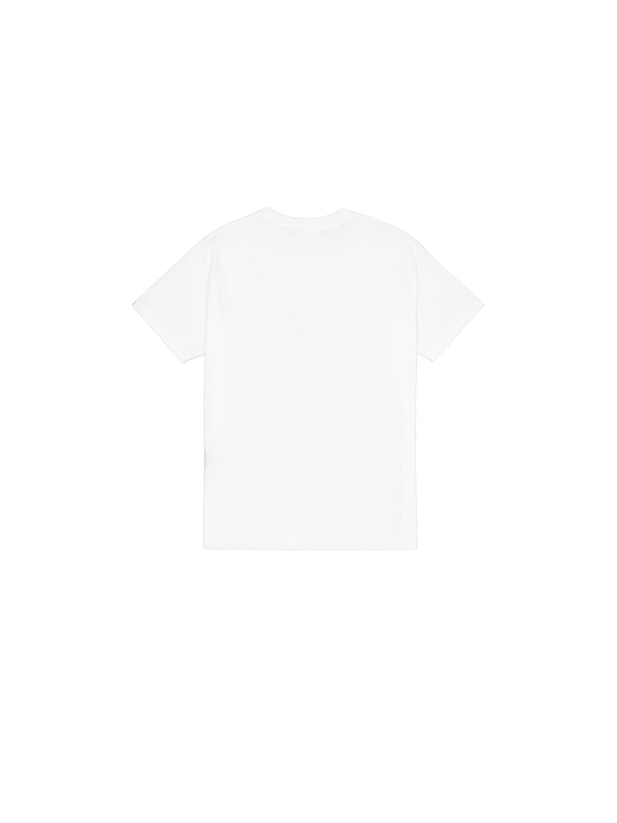 Alpha Industries Basic Big Logo Rubber T-Shirt Férfi - Póló - Fehér - L