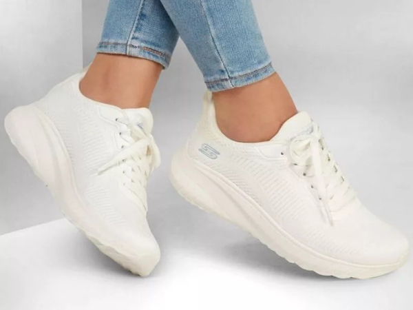 Skechers BOBS SQUAD CHAOS - FACE OFF Női - utcai cipő - Fehér - 37
