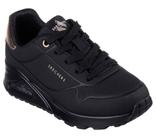 Skechers-UNO-GEN1-Gyerek utcaicipő-fekete