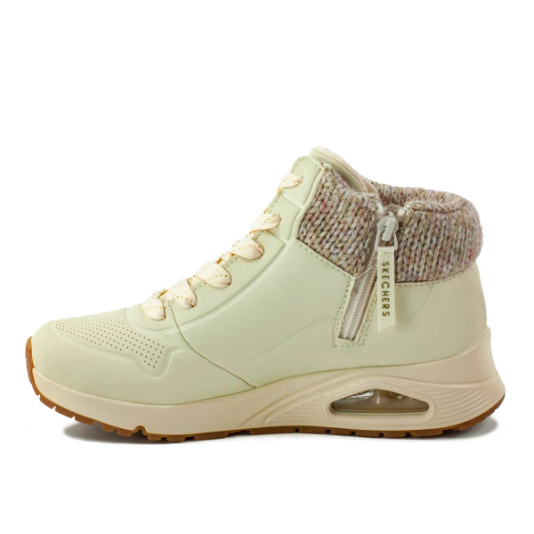 Skechers UNO GEN1 Gyerek - utcai magasszárú cipő - drapp - 36