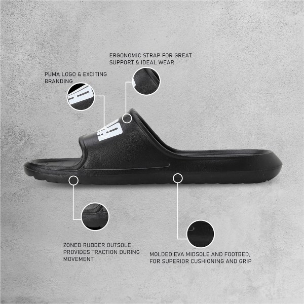 Puma Divecat v2 Lite Unisex - Papucs - Fekete - 47