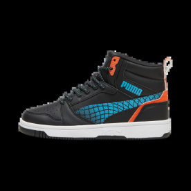 Puma Rebound V6 mid jr Gyerek - utcai cipő - Fekete - 37