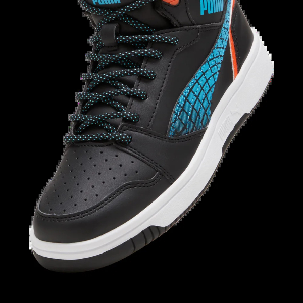 Puma Rebound V6 mid jr Gyerek - utcai cipő - Fekete - 37