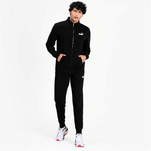 Puma ESS Track Jacket Férfi - Pulóver - Fekete - M