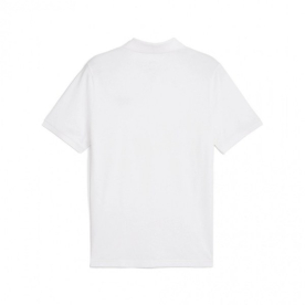 Puma ESS No. 1 Logo Pique Polo Férfi - Póló - Fehér - M
