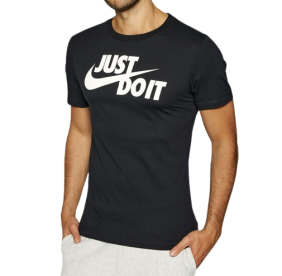 Nike M NSW TEE JUST DO IT SWOOSH Férfi - Póló - Fekete - XXL