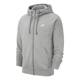 Nike M NSW CLUB HOODIE FZ FT Férfi - Pulóver - Szürke - S