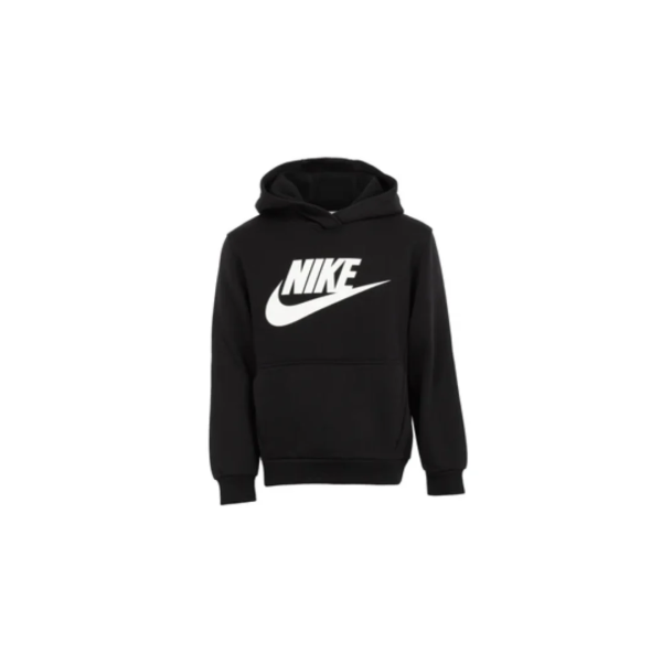 Nike Club Fleece Big Kids" Hoo Gyerek - Pulóver - Fekete - M