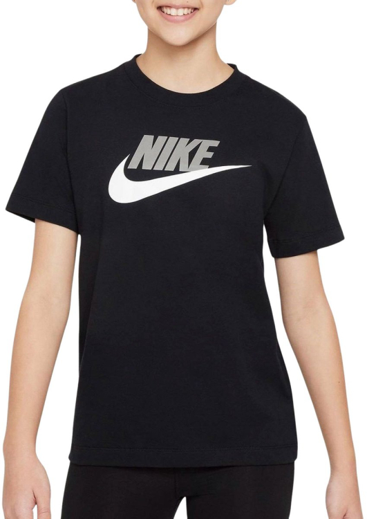 Nike Sportswear Big Kids' T-Sh Gyerek - Póló - Fekete - L