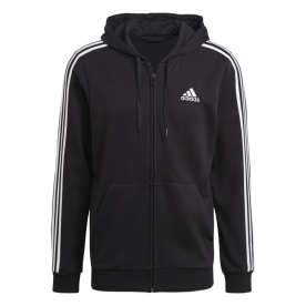 Adidas M 3S FT FZ HD Férfi pulóver fekete