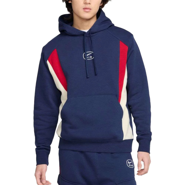 Nike M NSW SW AIR PO HOODY FLC BB Férfi - Pulóver - Kék - M