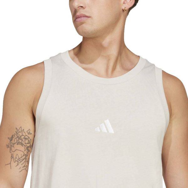 Adidas M SL TANK Férfi - Trikó - Szürke - S