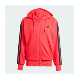 Adidas M 3S FT FZ HD Férfi - Pulóver - Piros - L