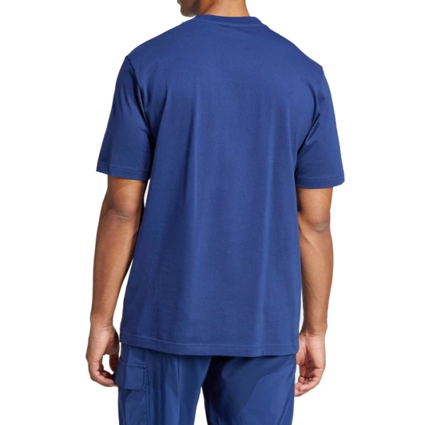 Adidas Essentials Linear Férfi Póló-kék-XXL