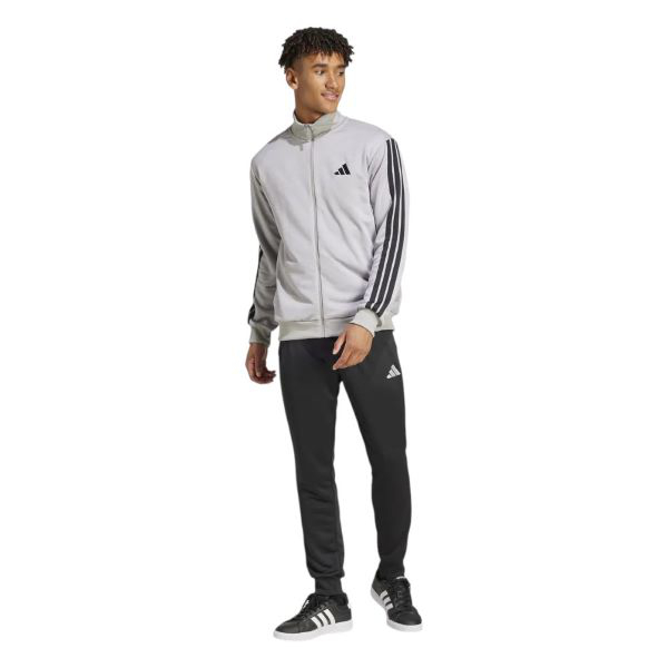 Adidas M 3S FT TT TS Férfi - Melegítő szett - Szürke - M