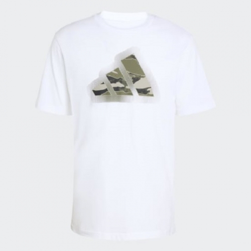 Adidas M CAMO MOD L T Férfi - Póló - Fehér - XL