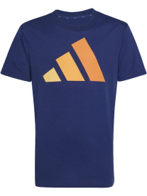 Adidas J BL TEE 160 Gyerek - Póló - Kék - 128
