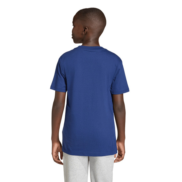 Adidas J BL TEE 160 Gyerek - Póló - Kék - 128