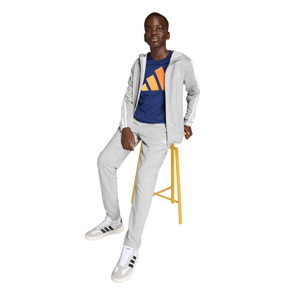 Adidas J BL TEE 160 Gyerek - Póló - Kék - 128