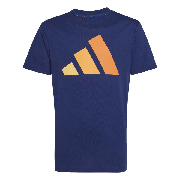 Adidas J BL TEE 160 Gyerek - Póló - Kék - 140
