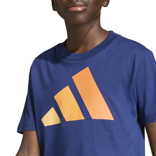 Adidas J BL TEE 160 Gyerek - Póló - Kék - 140