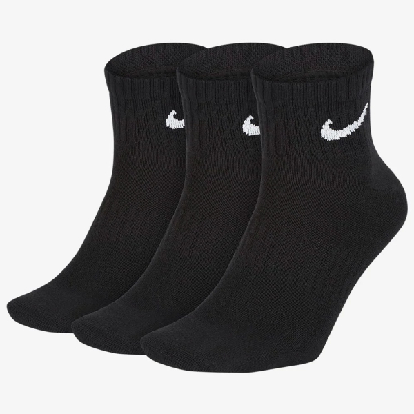 Nike Everyday Lightweight Trai Unisex - Zokni - Fekete - M