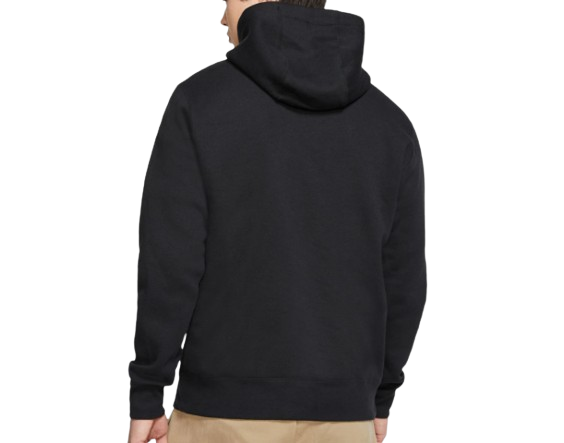 Nike Club Fleece férfi kapucnis pulóver fekete-M