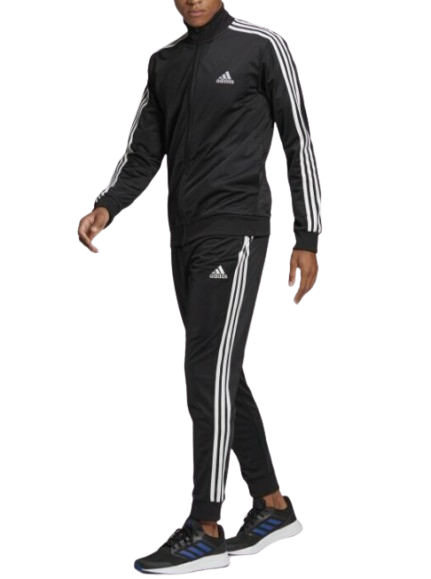 Adidas Essentials 3-Stripes Tricot férfi tréningruha fekete-L
