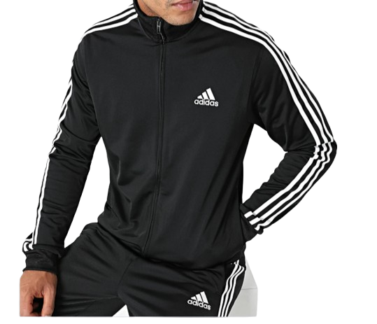 Adidas Essentials 3-Stripes Tricot férfi tréningruha fekete-XL