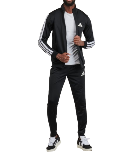 Adidas 3 Stripes férfi tréningruha fekete L